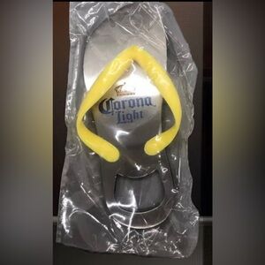 Corona Light Beer Flip Flop Sandal Metal Bottle Opener Magnet Barware New Sealed